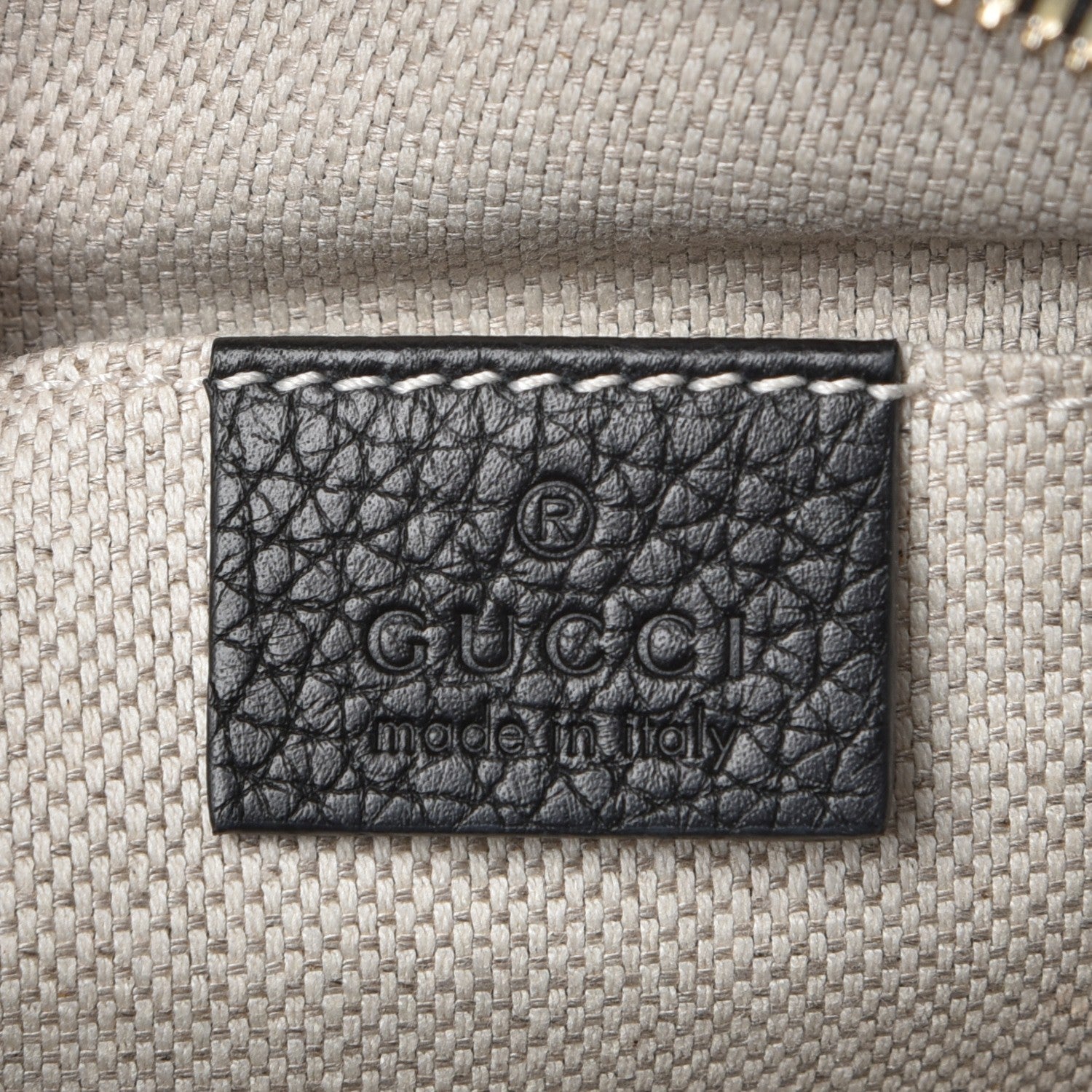 Gucci Pebbled Calfskin Small Soho Disco Bag Black 6 of 8