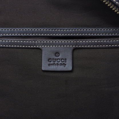 Gucci GG Plus Web Carry On Duffle Bag Dark Brown 6 of 13