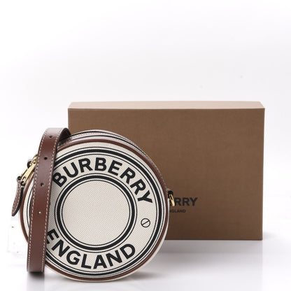 Burberry Canvas Calfskin Louise Bag Natural 11 of 11