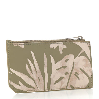 Saint Laurent Calfskin Printed 5 Fragments Zip Pouch Card Holder 3 of 7