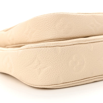 Louis Vuitton Empreinte Monogram Giant Multi Pochette Accessories Cream 9 of 12