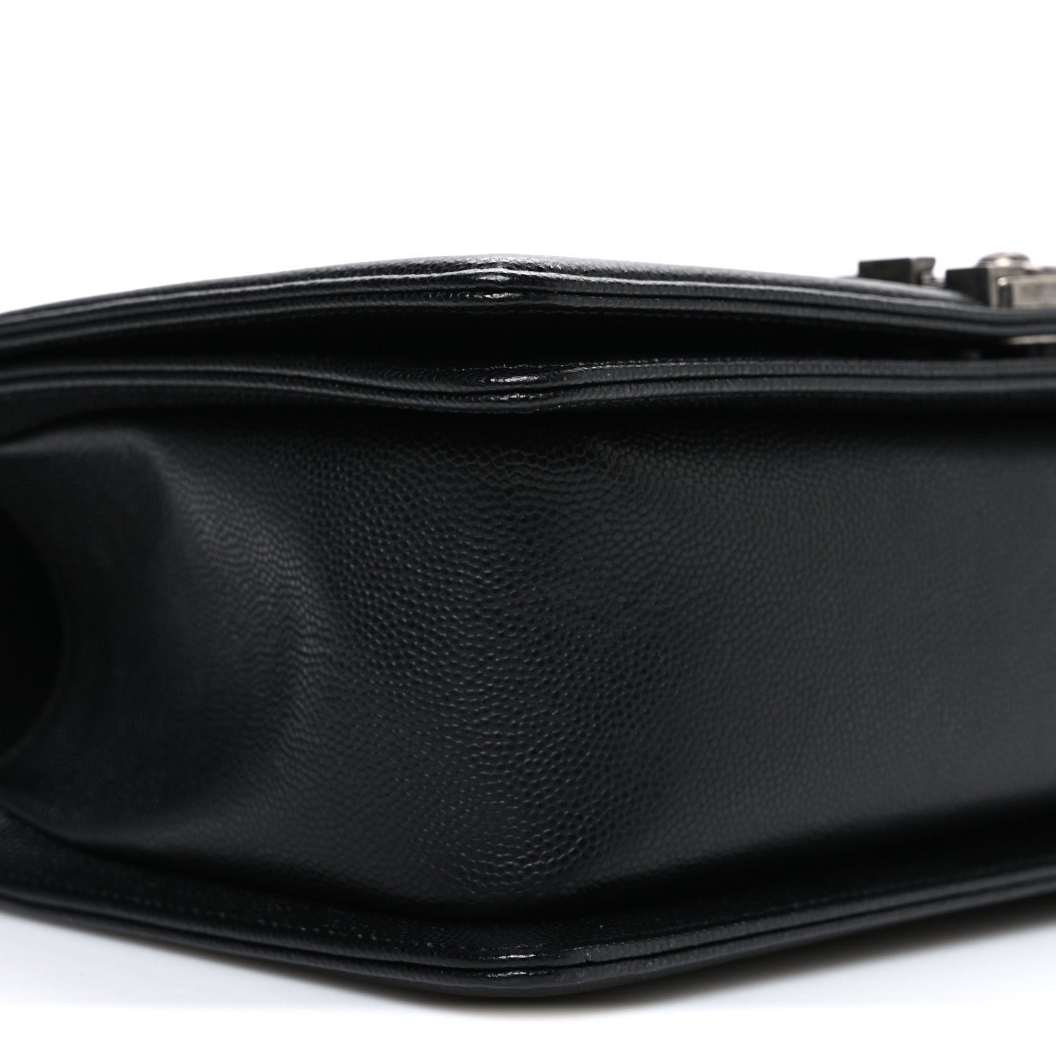 Chanel Iridescent Caviar Quilted Medium Boy Flap Black 9 of 10