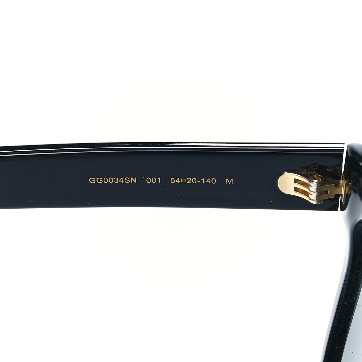 Gucci Acetate Square Frame Sunglasses GG0034SN Black 6 of 7