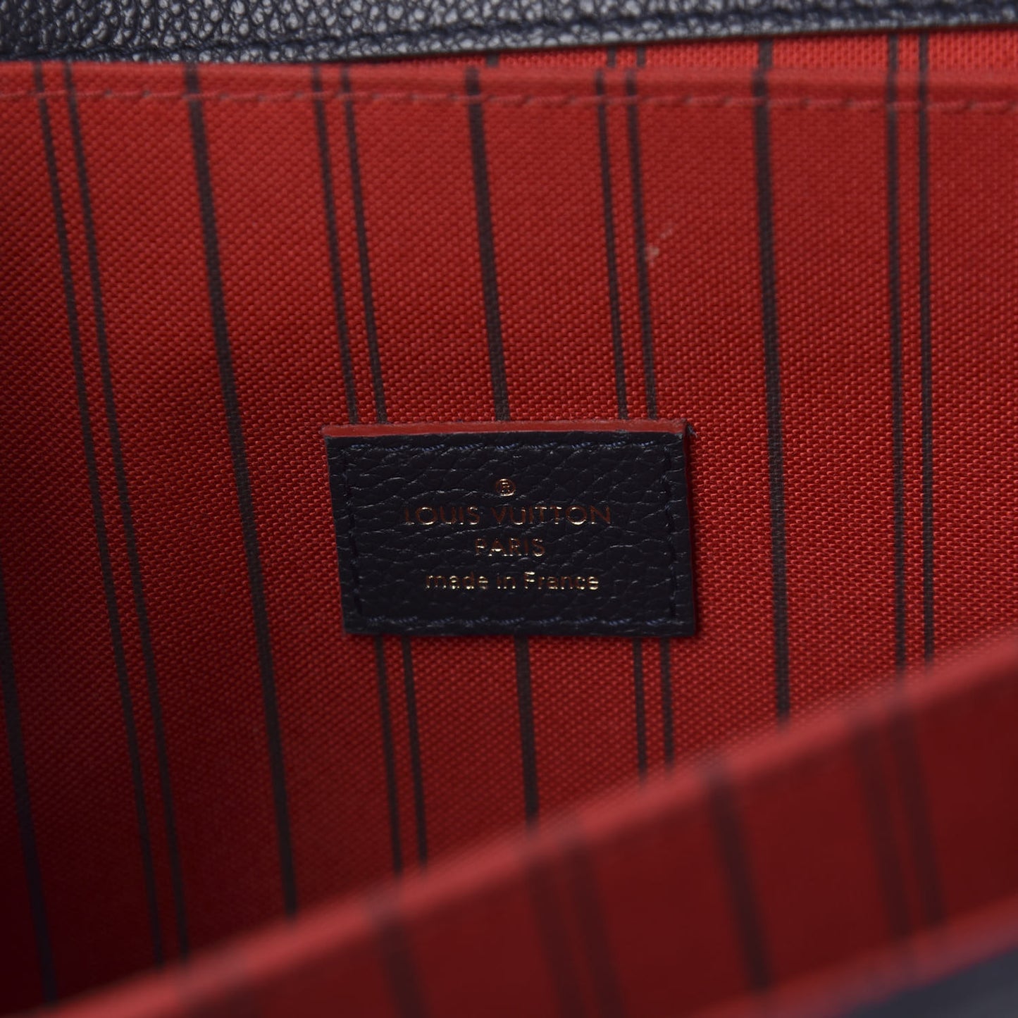 Empreinte Pochette Metis Marine Rouge