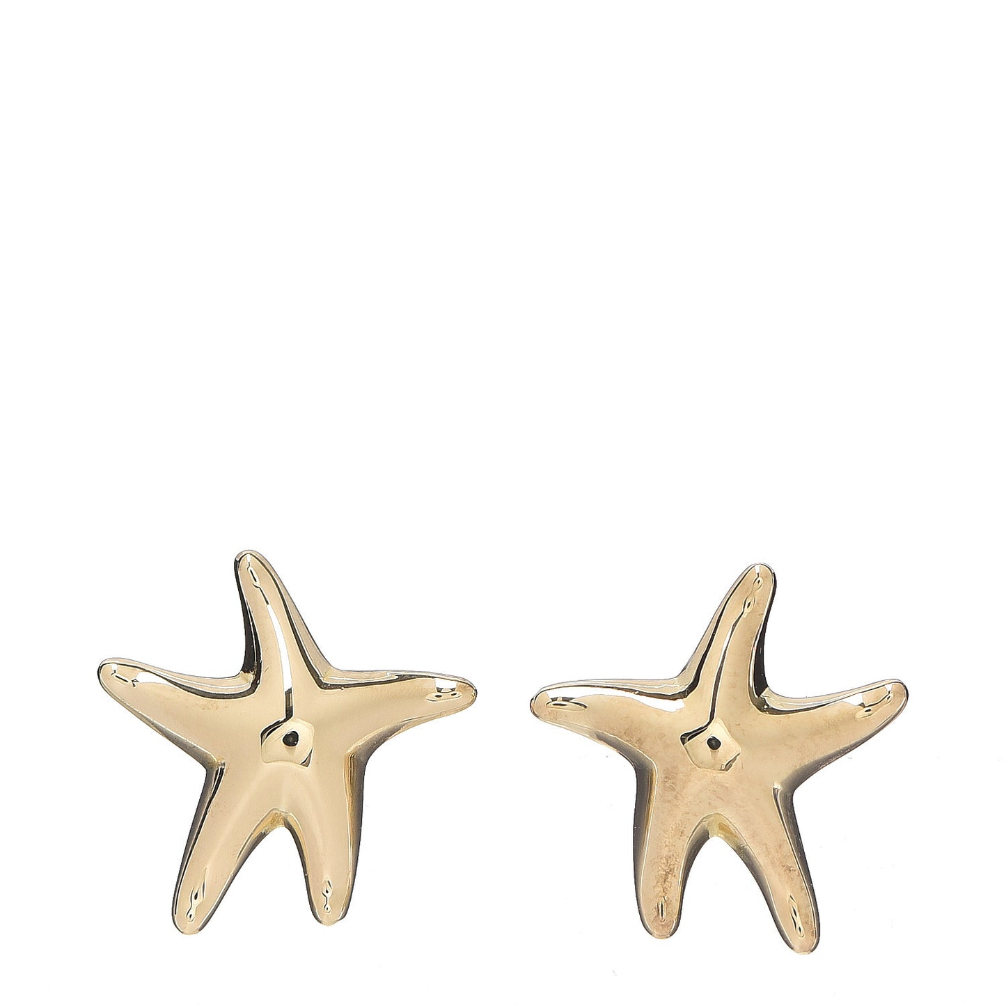 18K Yellow Gold 15mm Elsa Peretti Starfish Earrings
