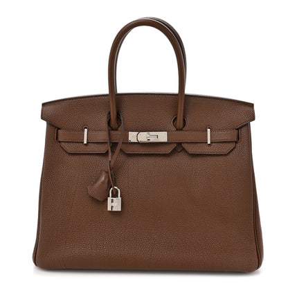 Hermes Togo Birkin 35 Brulee 1 of 16