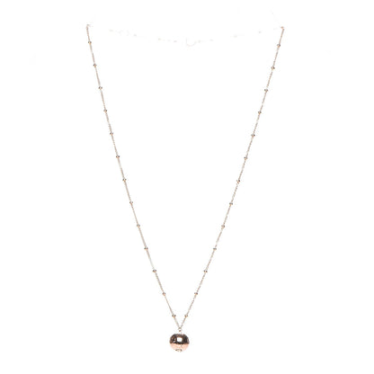 Gucci 18K Rose Gold Guccissima Pedant Necklace 3 of 5