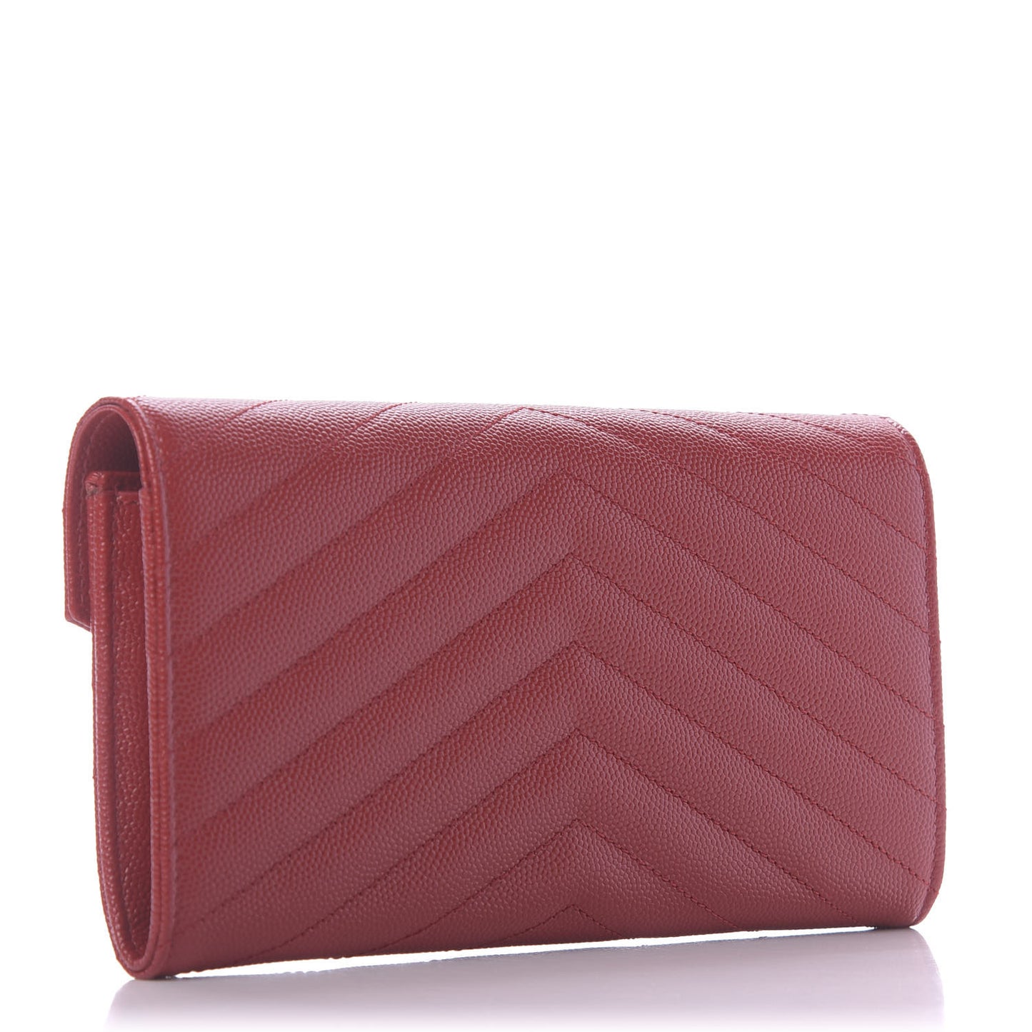 Grain De Poudre Matelasse Chevron Monogram Flap Wallet Eros