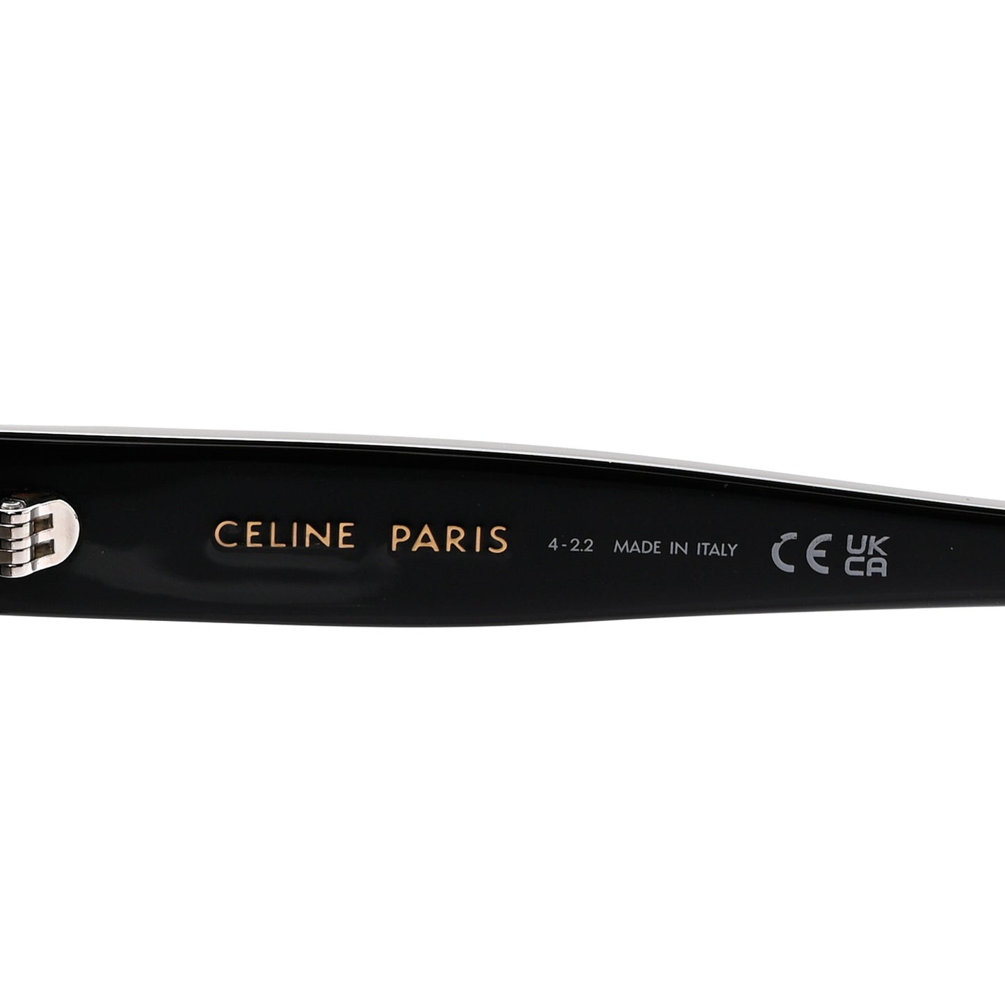 Acetate Triomphe 01 Square Sunglasses CL 40222F Black