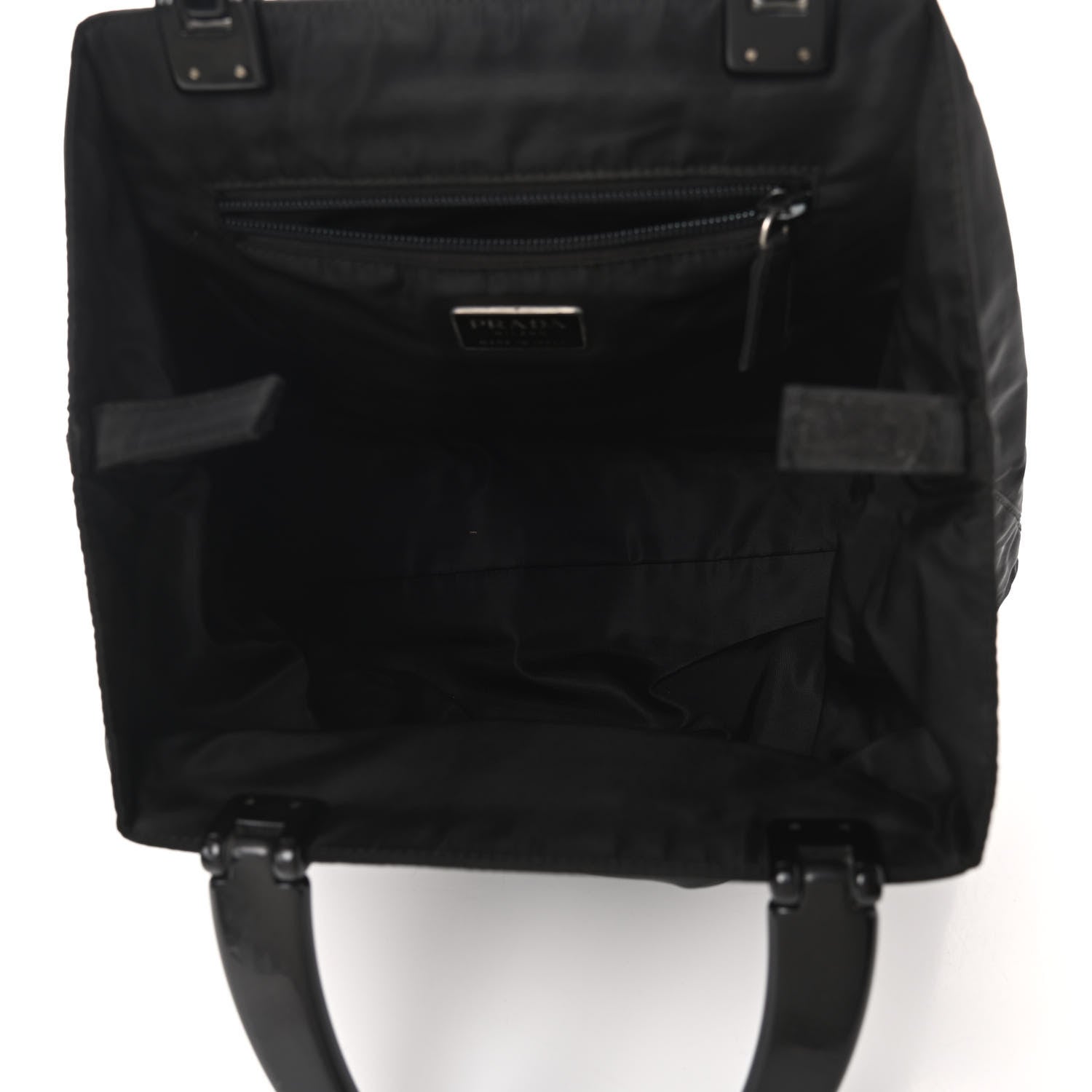 Prada Tessuto Nylon Top Handle Bag Black 5 of 8