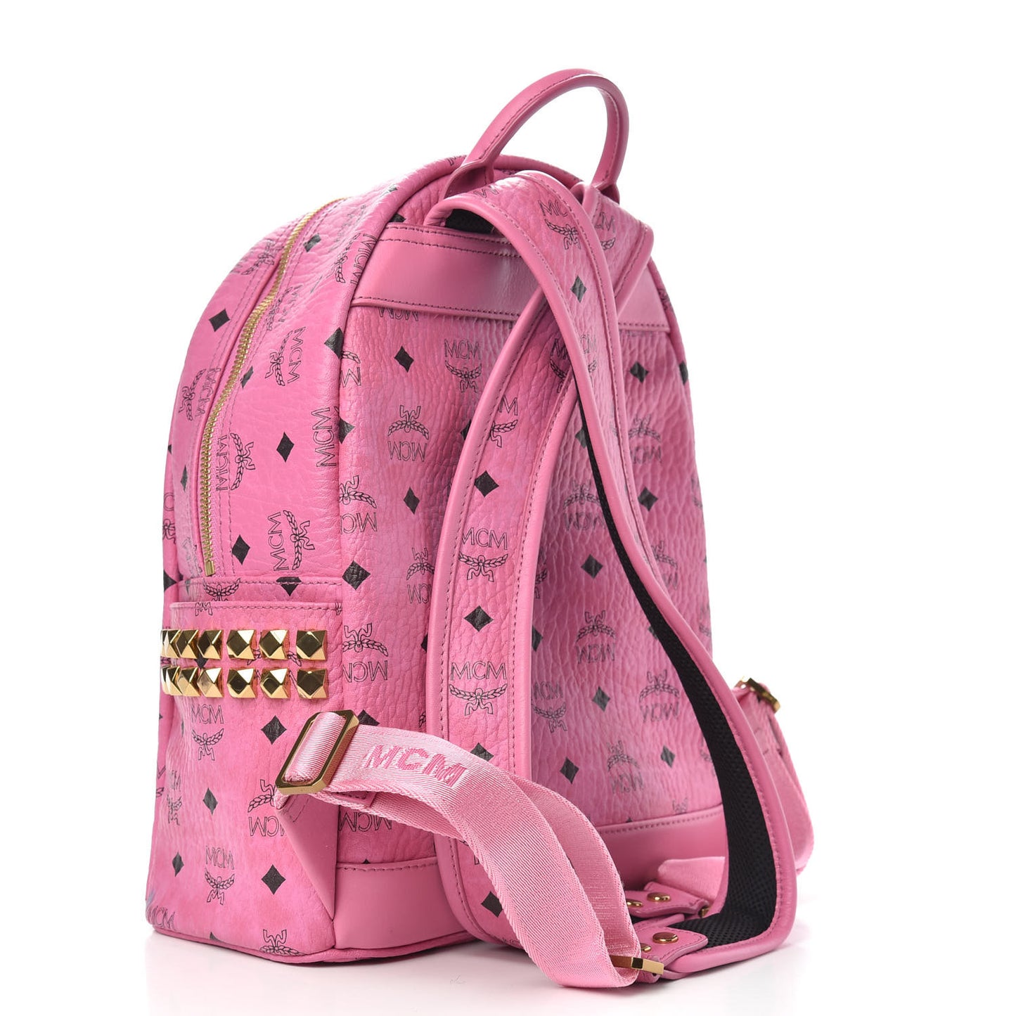Visetos Small Side Stud Stark Backpack Pink
