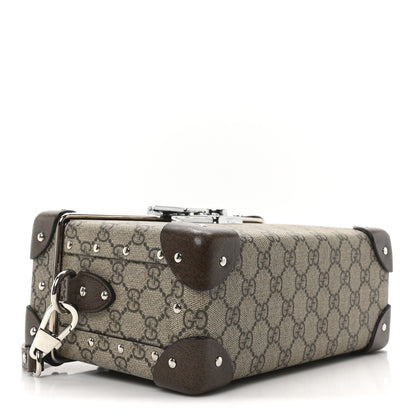 Gucci GG Supreme Monogram Globe-Trotter Beauty Case Brown 4 of 10