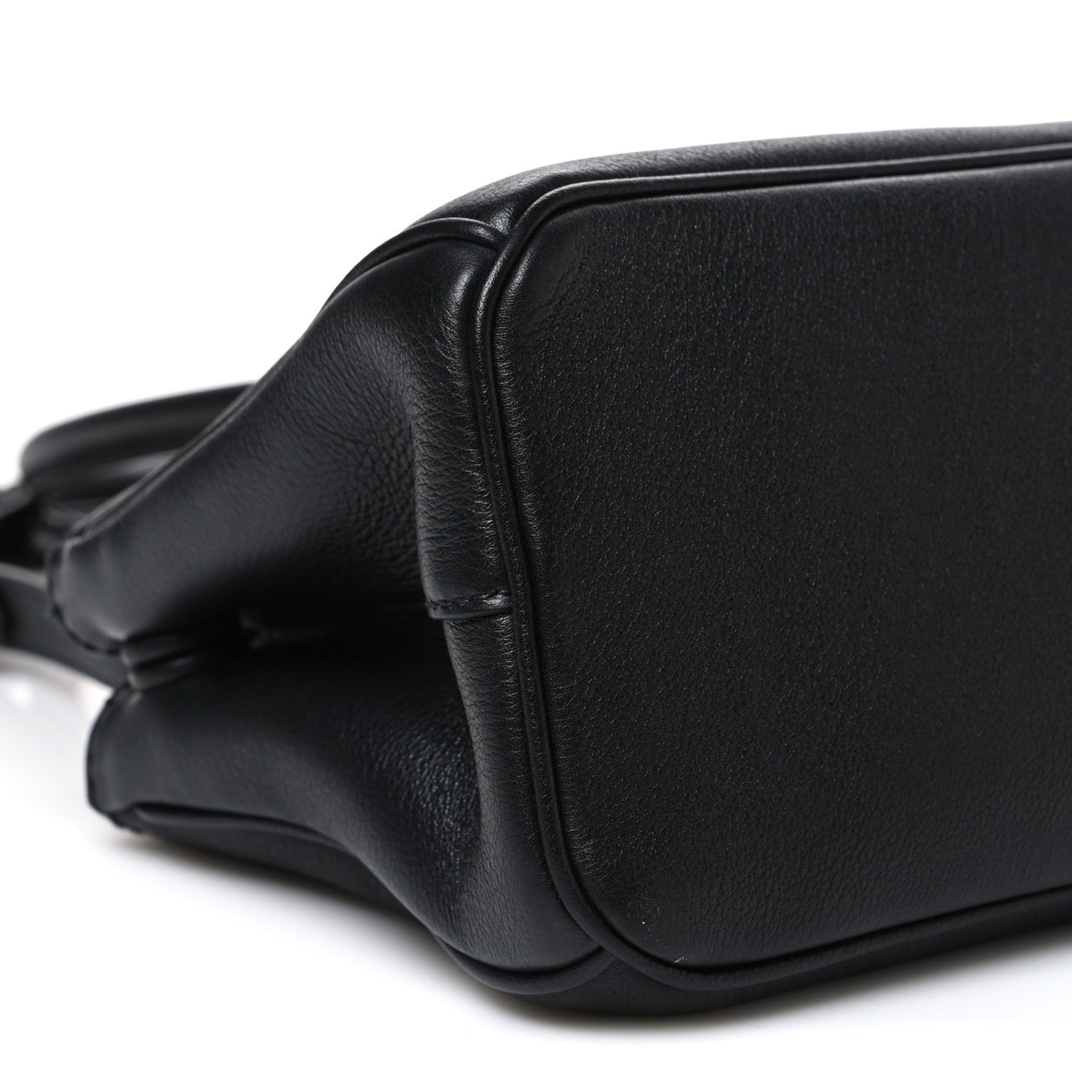 Prada Soft Grain Medium East West Galleria Double Zip Bag Black 8 of 9