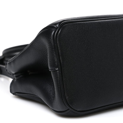 Prada Soft Grain Medium East West Galleria Double Zip Bag Black 8 of 9