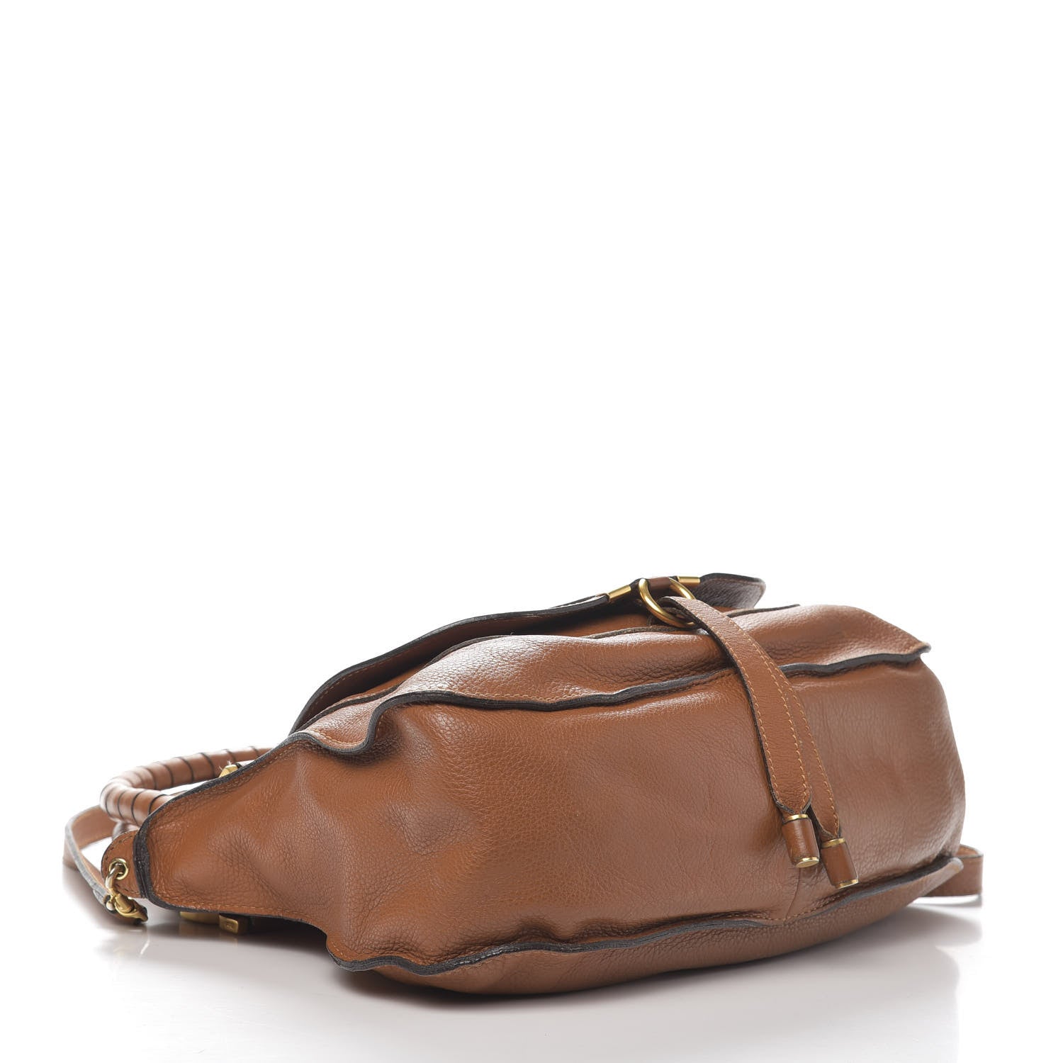 Chloe Calfskin Medium Marcie Satchel Tan 4 of 13