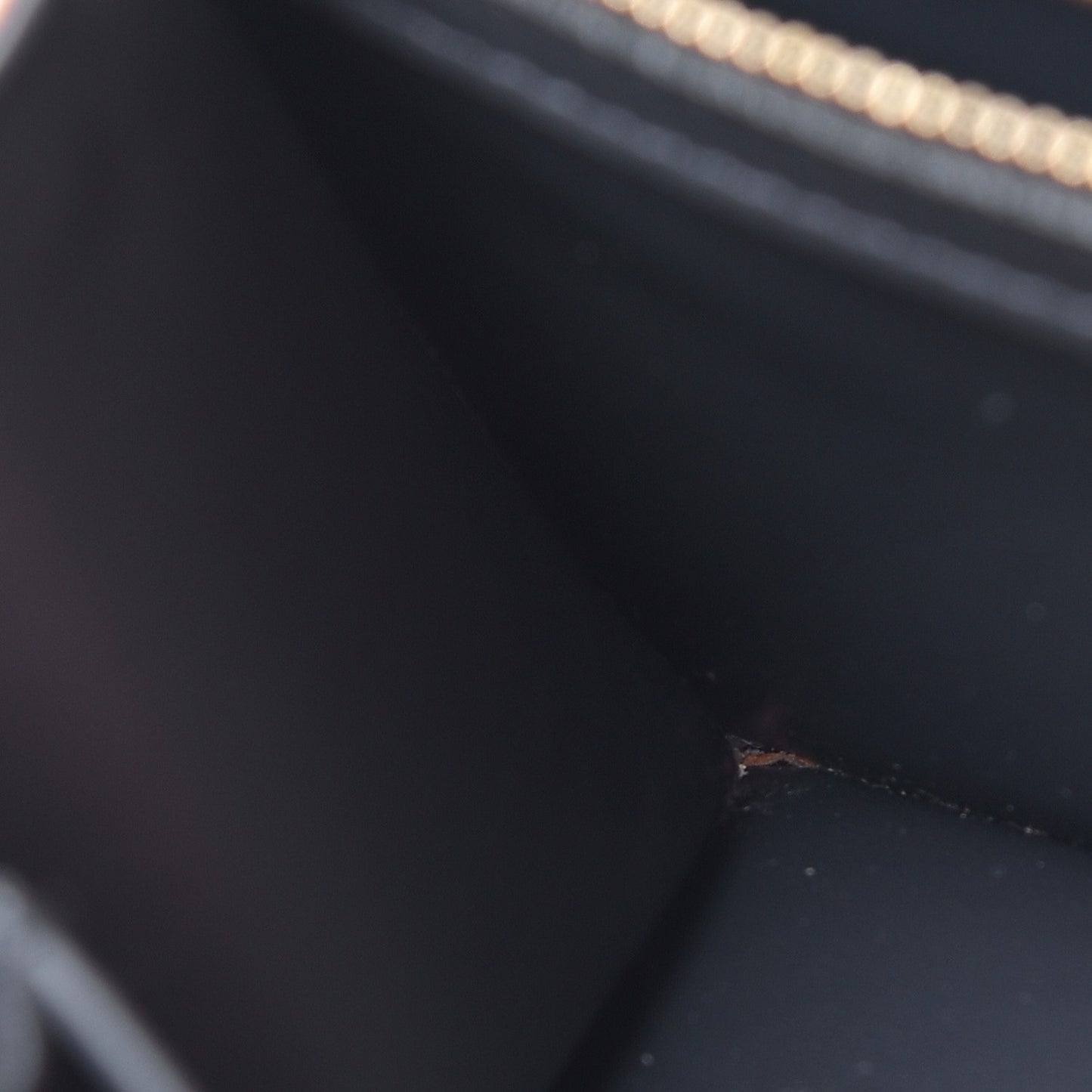 Metallic Patent Micro-Cannage Small Diorama Flap Bag Orange
