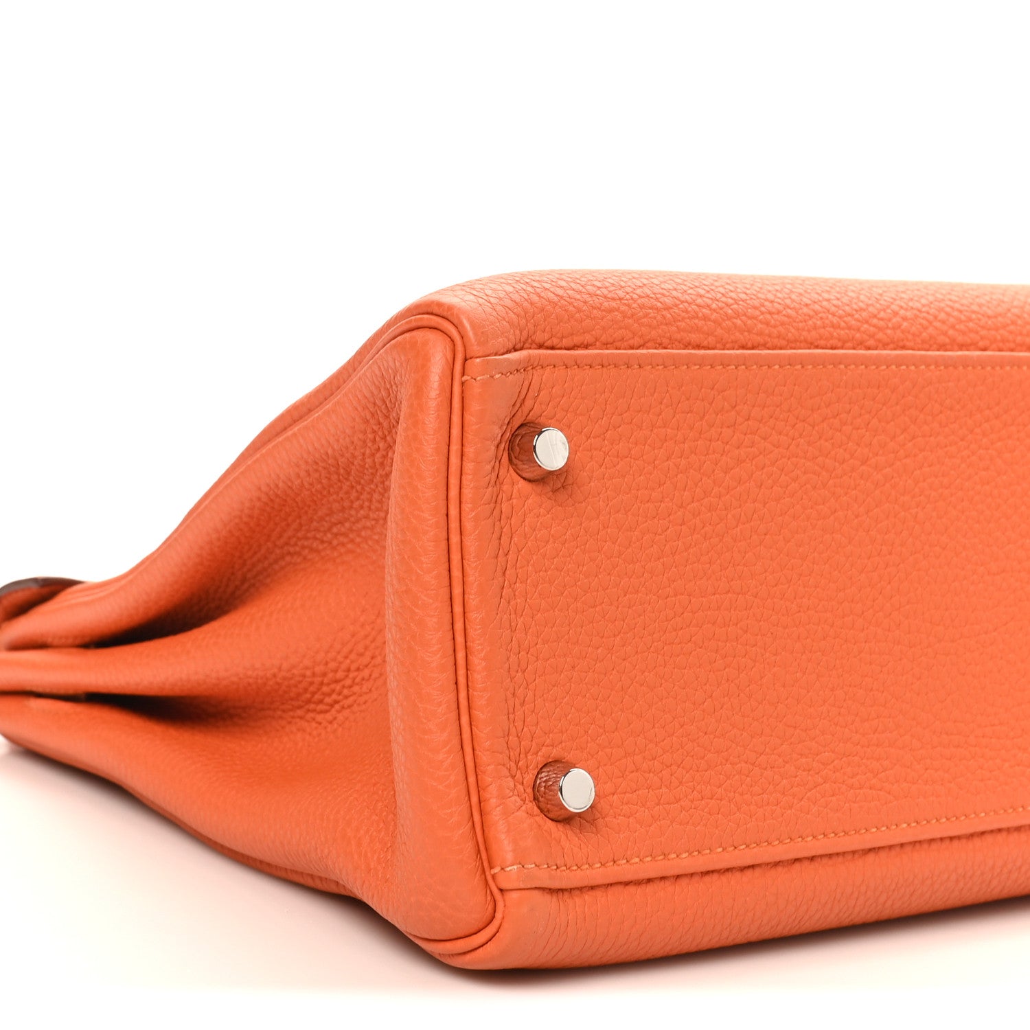 Hermes Togo Kelly Retourne 32 Orange 9 of 10