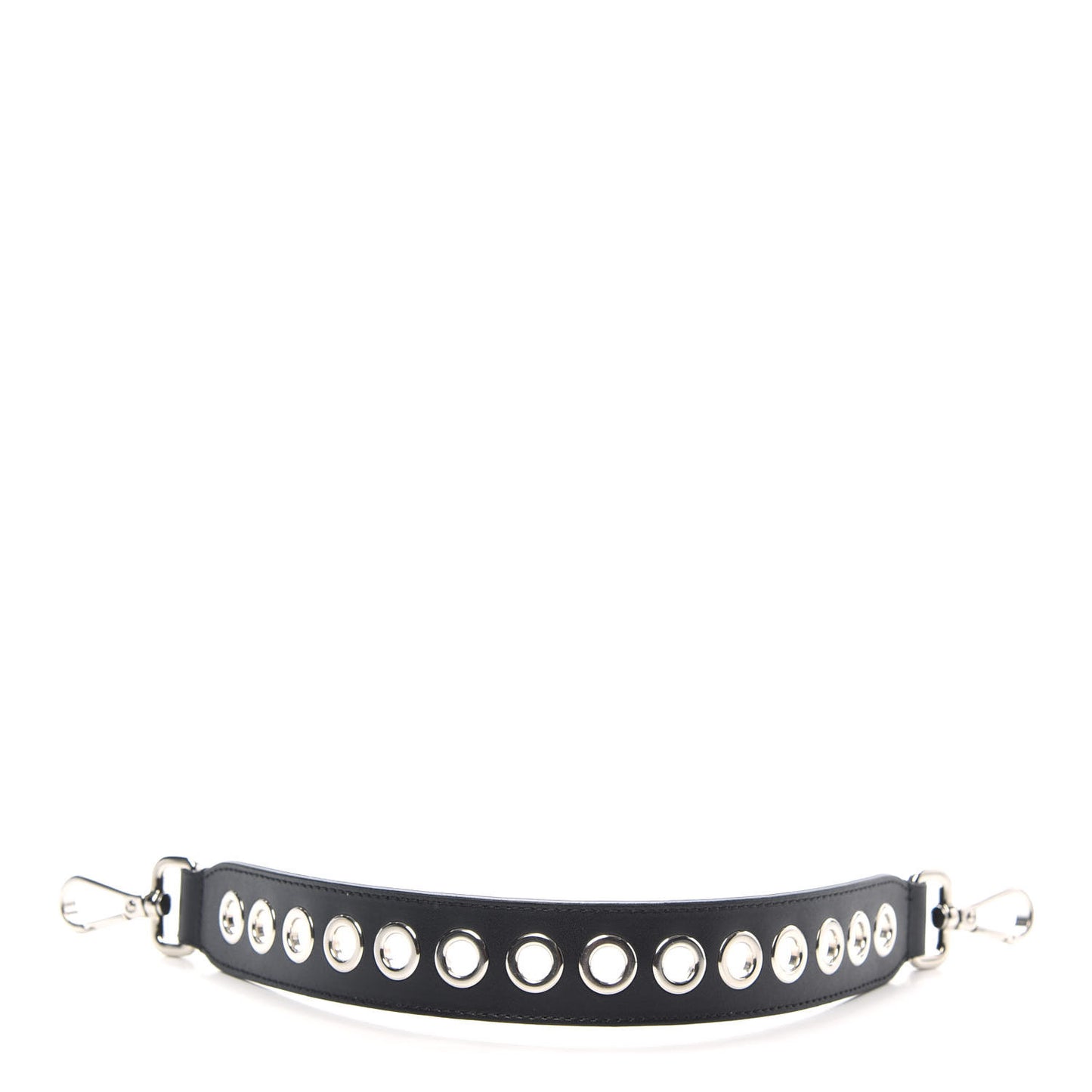 Vitello Liberty Grommet Bi-Color Mini Strap You Black Camelia