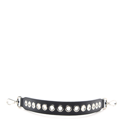 Fendi Vitello Liberty Grommet Bi-Color Mini Strap You Black Camelia 1 of 3