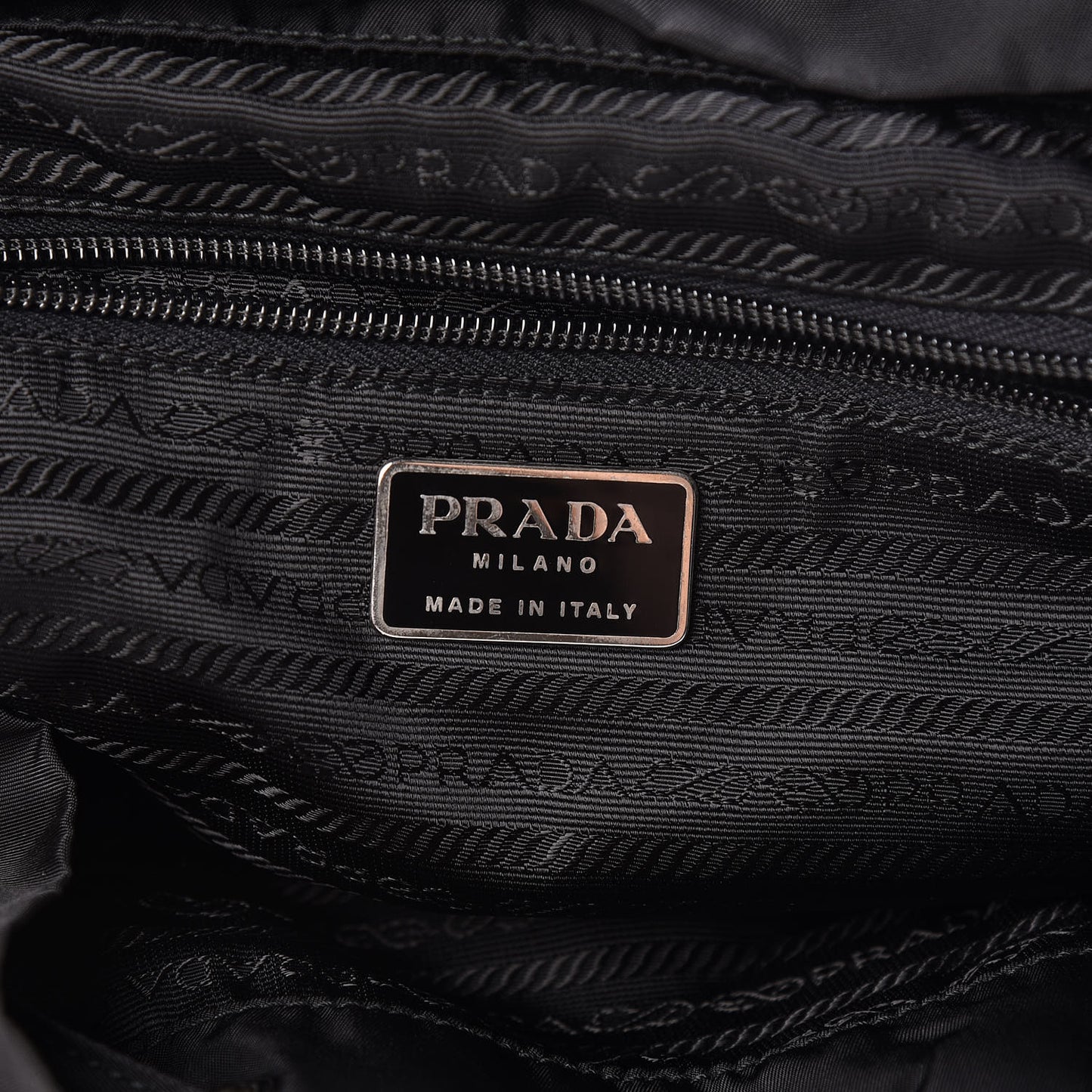 Nylon Vela Medium Backpack Black