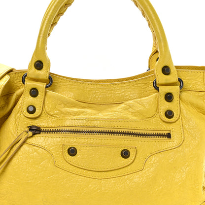Balenciaga Agneau Classic Hardware City Curry 8 of 10