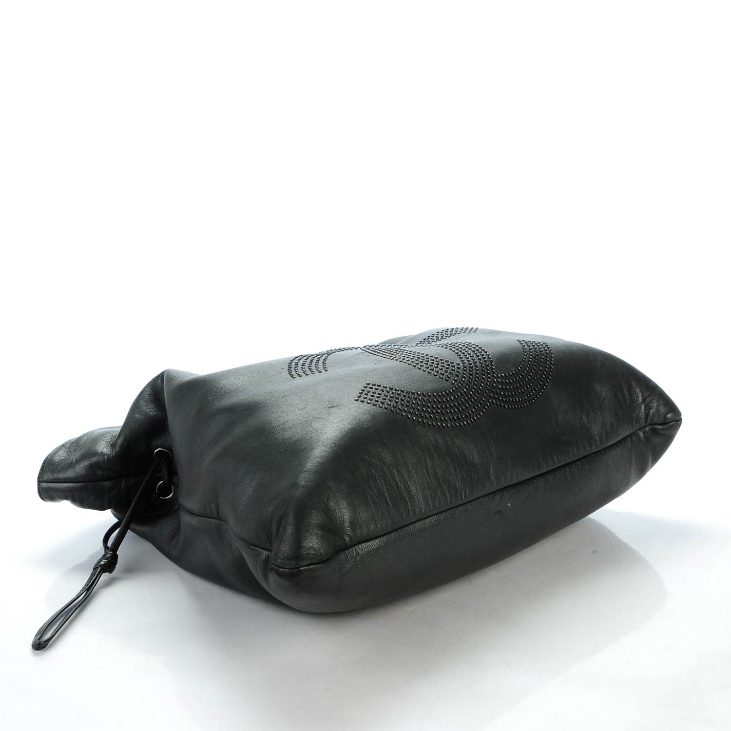 Chanel Lambskin CC Studded Bonbons Tote Black 4 of 7