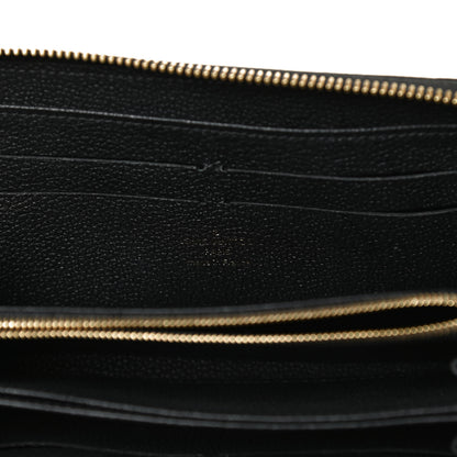 Louis Vuitton Empreinte Zippy Wallet Black 6 of 8