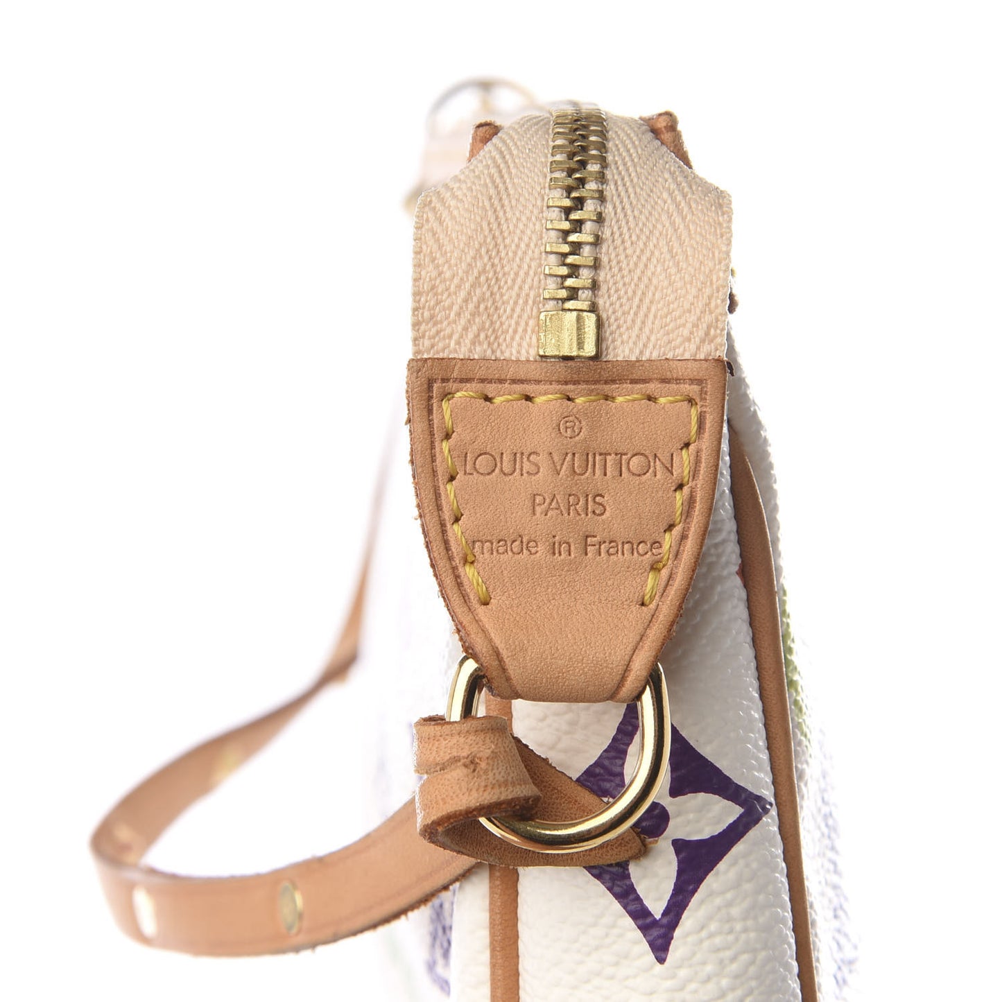 Monogram Multicolor Pochette Accessories White