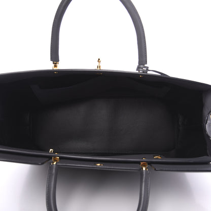 Tom Ford Calfskin Medium India Satchel Grey 4 of 10