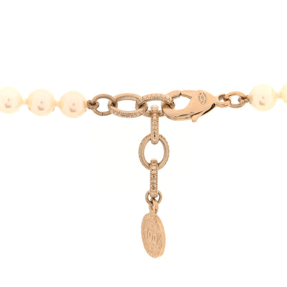 Chanel Pearl CC 100th Anniversary Necklace Light Gold 4 of 5