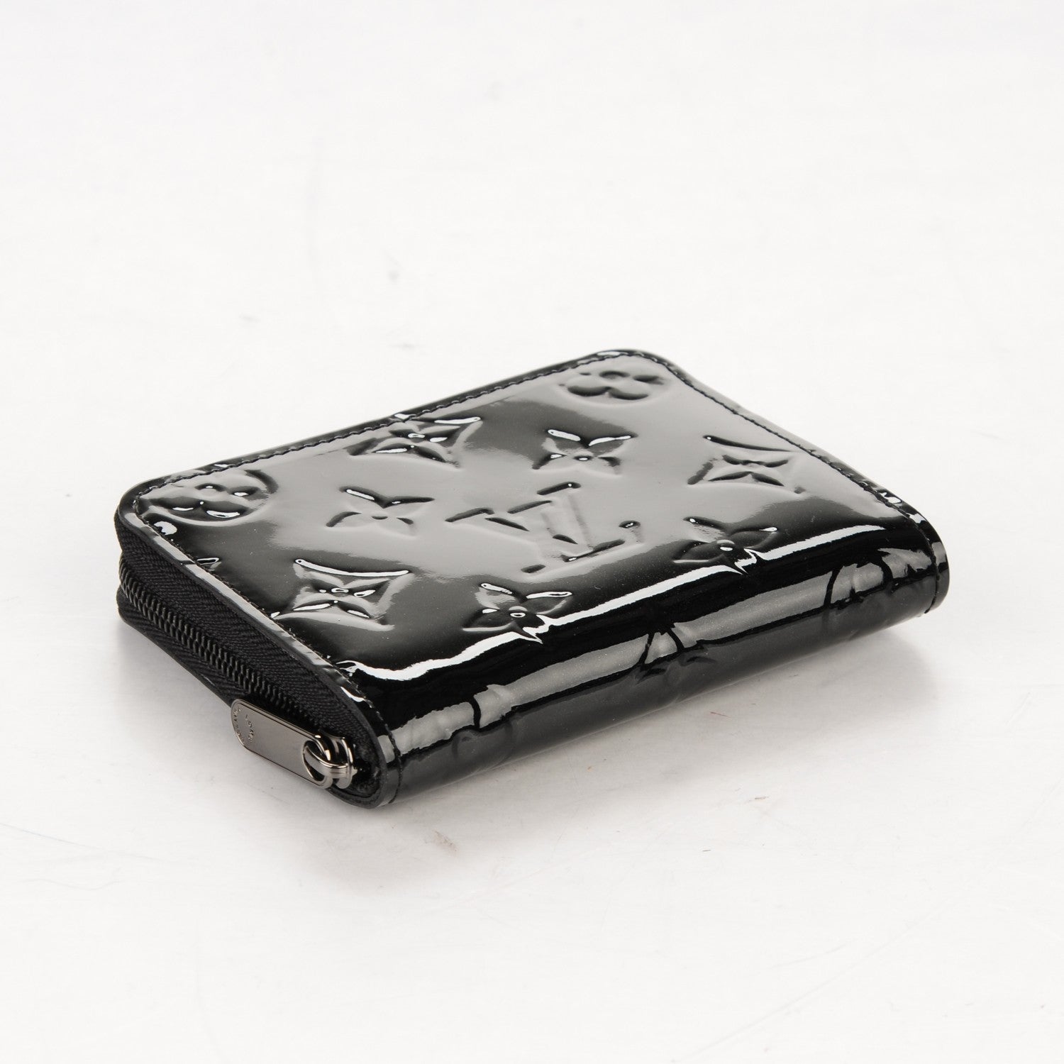 Louis Vuitton Vernis Zippy Coin Purse Wallet Noir Magnetique 4 of 7