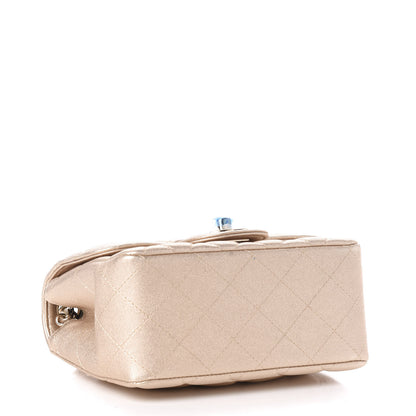 Chanel Metallic Lambskin Quilted Mini Square Flap Gold 4 of 10