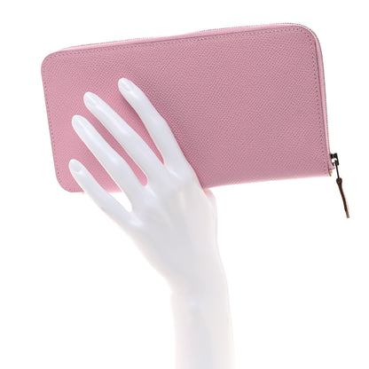 Hermes Epsom Silk'In Wallet Mauve Sylvestre 2 of 7