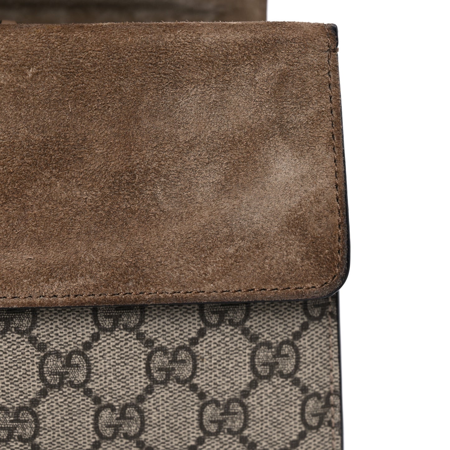 GG Supreme Monogram Small Dionysus Shoulder Bag Taupe