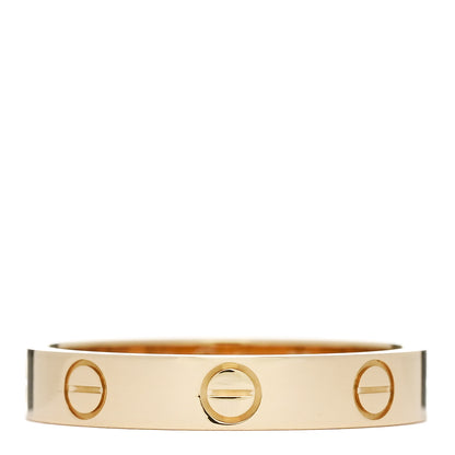 Cartier 18K Yellow Gold 3.5mm LOVE Wedding Band Ring 55 7.25 1 of 5