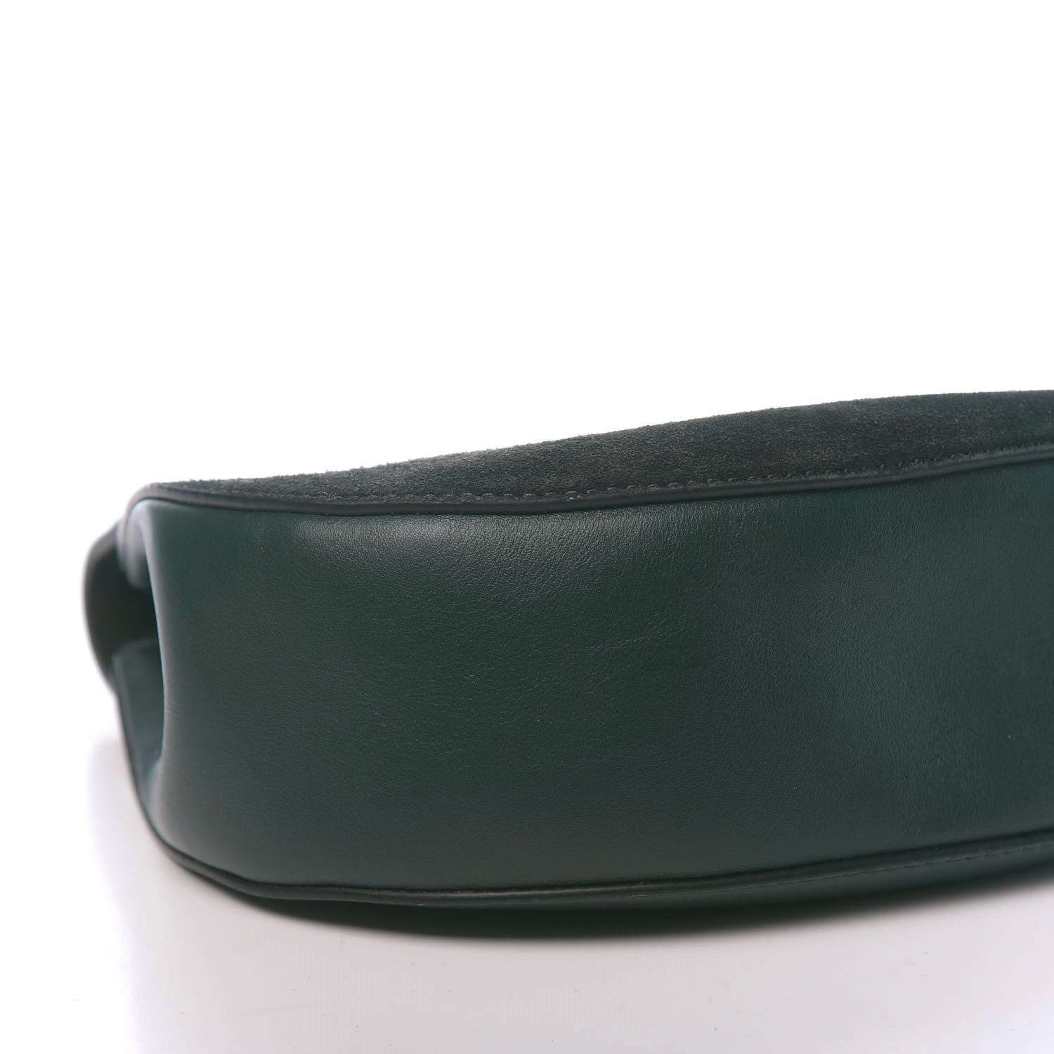 Chloe Suede Smooth Calfskin Drew Shoulder Bag Intense Green 5 of 11