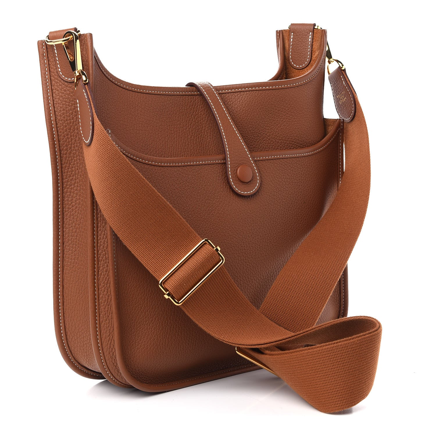 Hermes Taurillon Clemence Evelyne III PM Gold 3 of 9