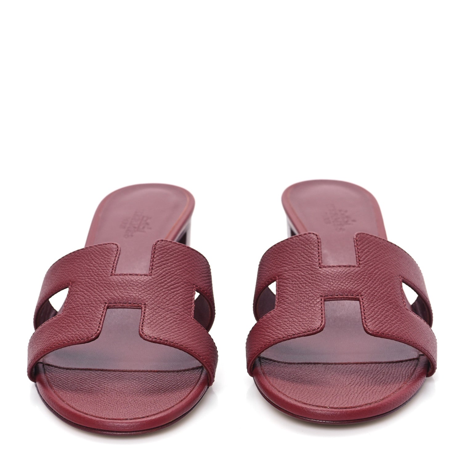 Hermes Epsom Oasis Sandals 36 Rouge H 2 of 9