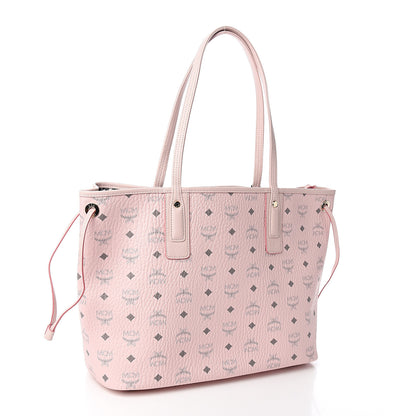MCM Visetos Medium Liz Reversible Shopper Tote Soft Pink 2 of 14