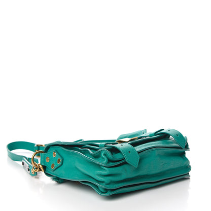 Proenza Schouler Lambskin PS1 Mini Pouch Messenger Bag Aqua 3 of 9
