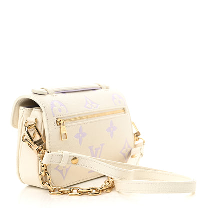 Louis Vuitton Empreinte Monogram Giant Pochette Metis East West Latte Bubble Tea 3 of 9