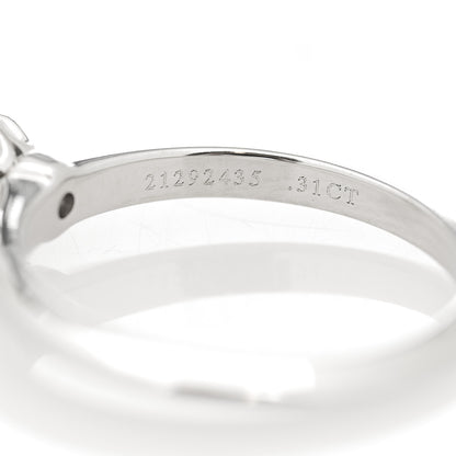 Tiffany Platinum Diamond .31ct Solitaire Engagement Ring 51 5.75 5 of 6