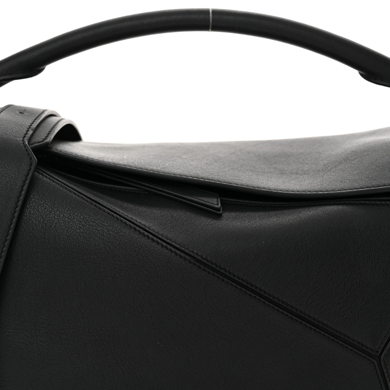 Loewe Calfskin Medium Puzzle Bag Black 8 of 12