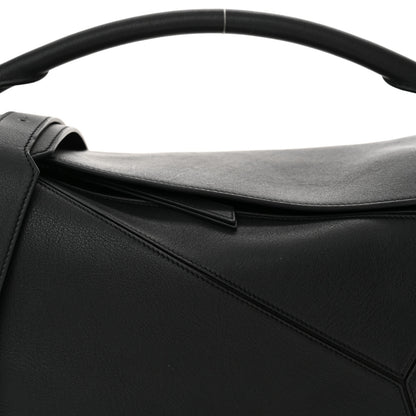 Loewe Calfskin Medium Puzzle Bag Black 8 of 12