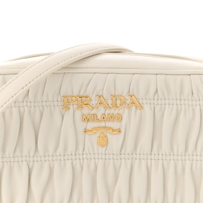Prada Nappa Gaufre Camera Bag White 8 of 10