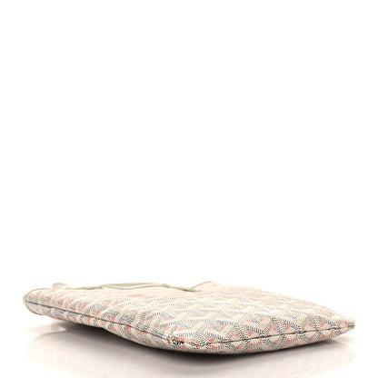 Goyard Goyardine Poitiers Claire Voie Tote White Pink 4 of 6