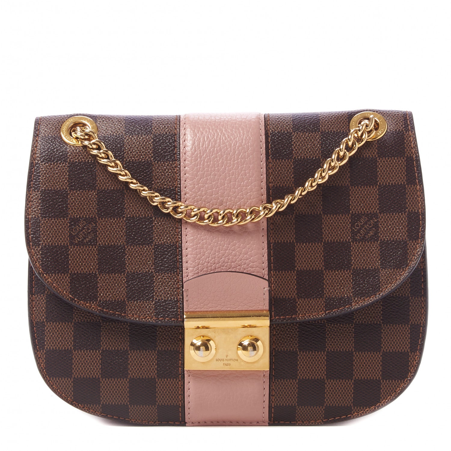 Louis Vuitton Damier Ebene Cuir Taurillon Wight Magnolia 1 of 8