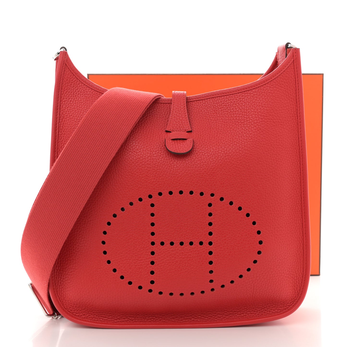 Taurillon Clemence EVELYNE III PM Rouge Tomate