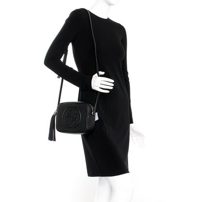 Gucci Pebbled Calfskin Small Soho Disco Bag Black 2 of 7
