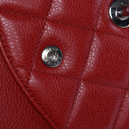 Chanel Caviar Quilted Jumbo Double Flap Red 12 of 12